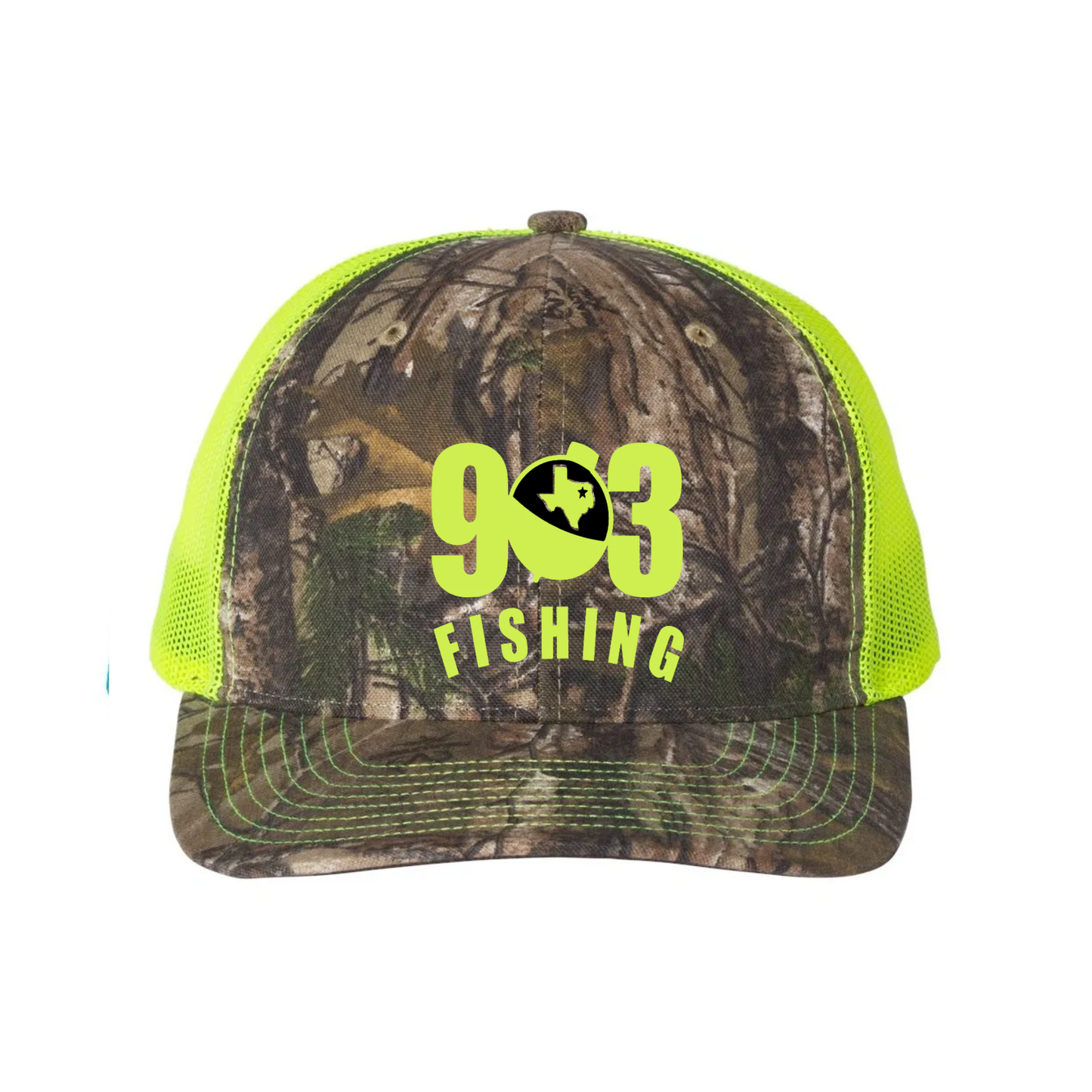 903 Fishing Embroidered Richardson 112 Trucker Cap