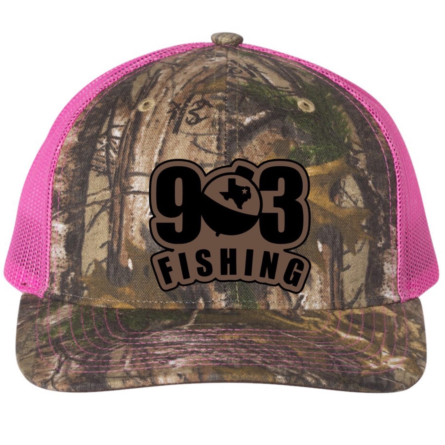 903 Fishing Leather Patch Richardson 112 Trucker Cap