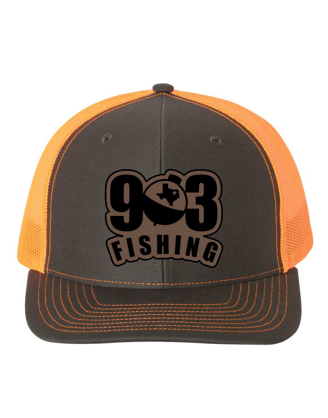 903 Fishing Leather Patch Richardson 112 Trucker Cap