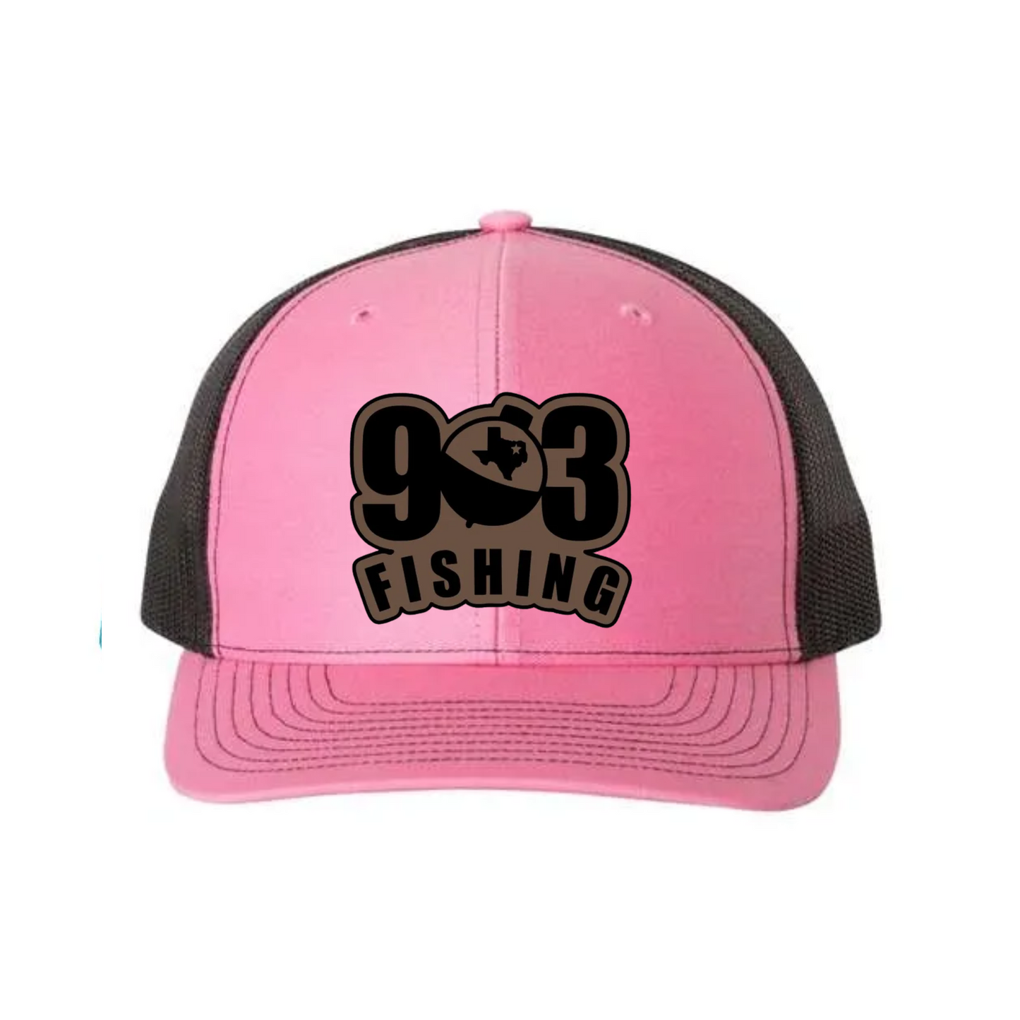 903 Fishing Leather Patch Richardson 112 Trucker Cap