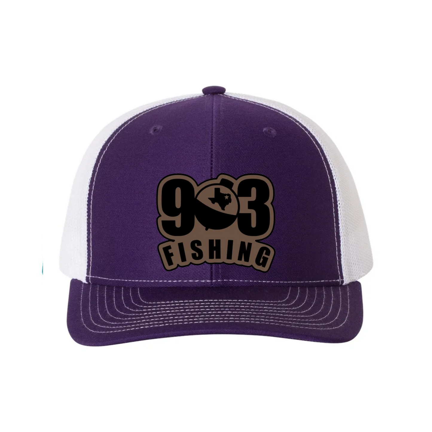 903 Fishing Leather Patch Richardson 112 Trucker Cap