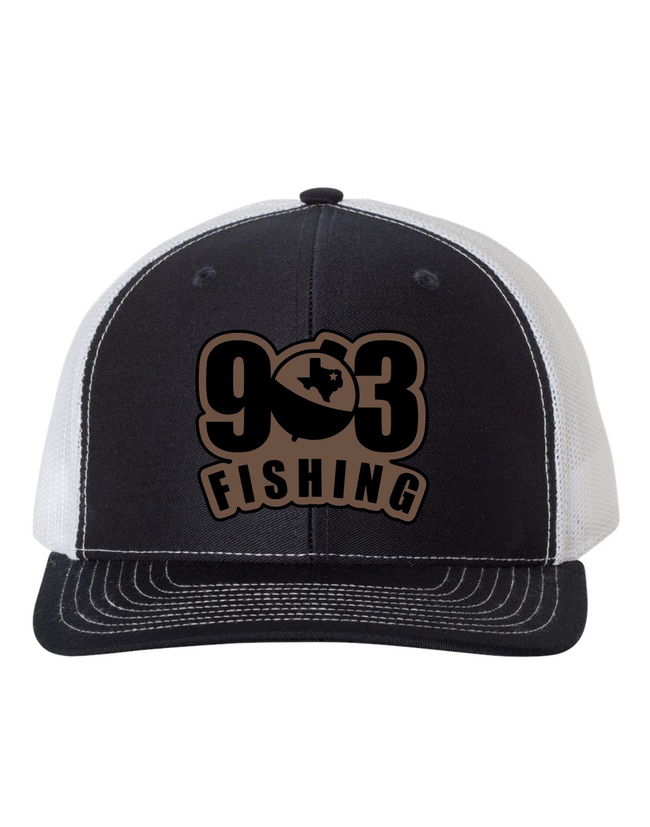 903 Fishing Leather Patch Richardson 112 Trucker Cap